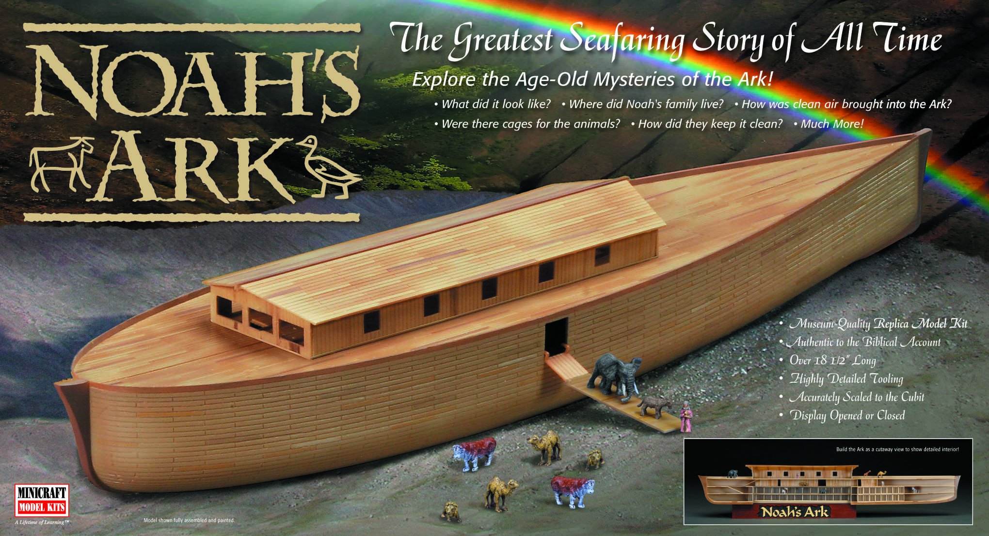 Amazon | ミニクラフト 1/350 ノアの箱舟 プラモデル MC11316