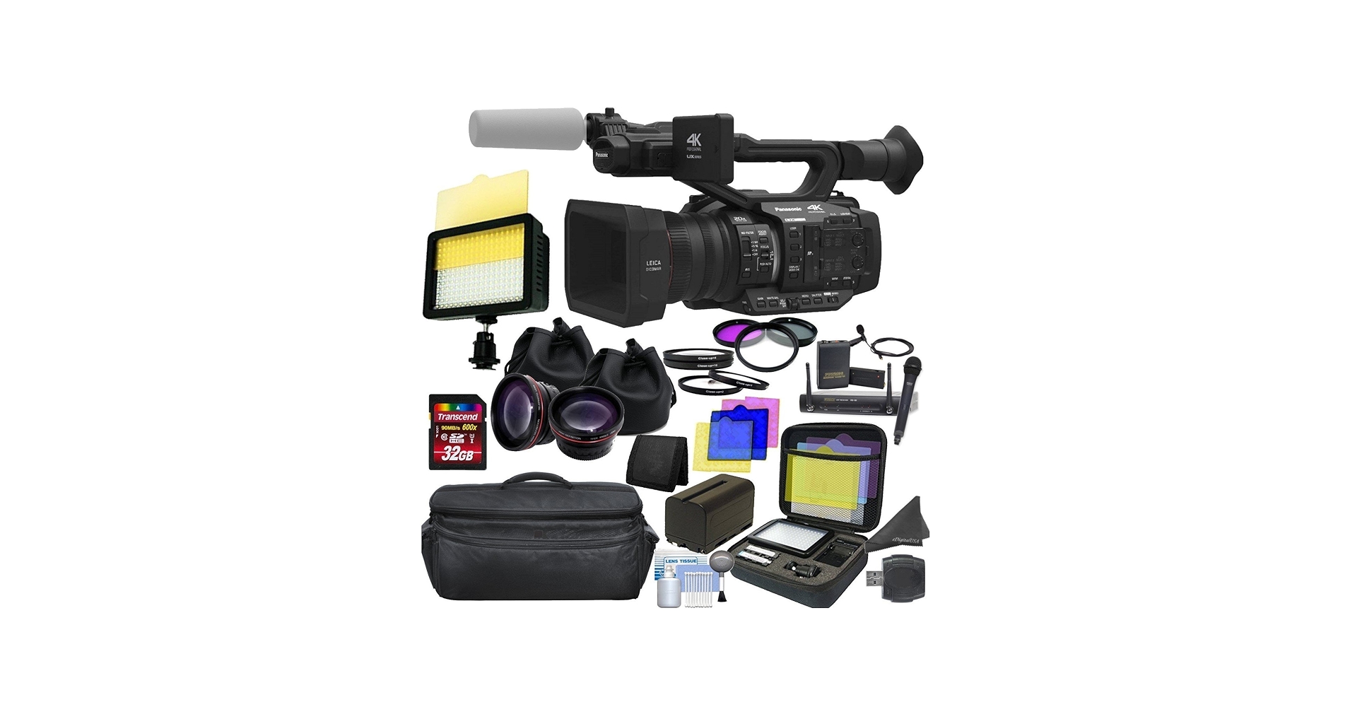 Amazon.com : Panasonic AG-UX180 4K Premium Professional Camcorder