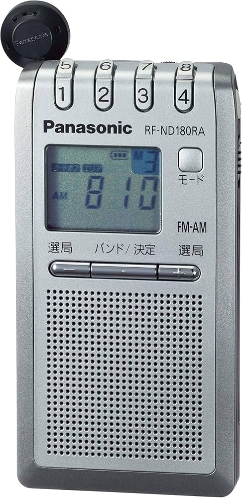 Amazon.co.jp: パナソニック 通勤ラジオ FM/AM 巻き取り式イヤホン