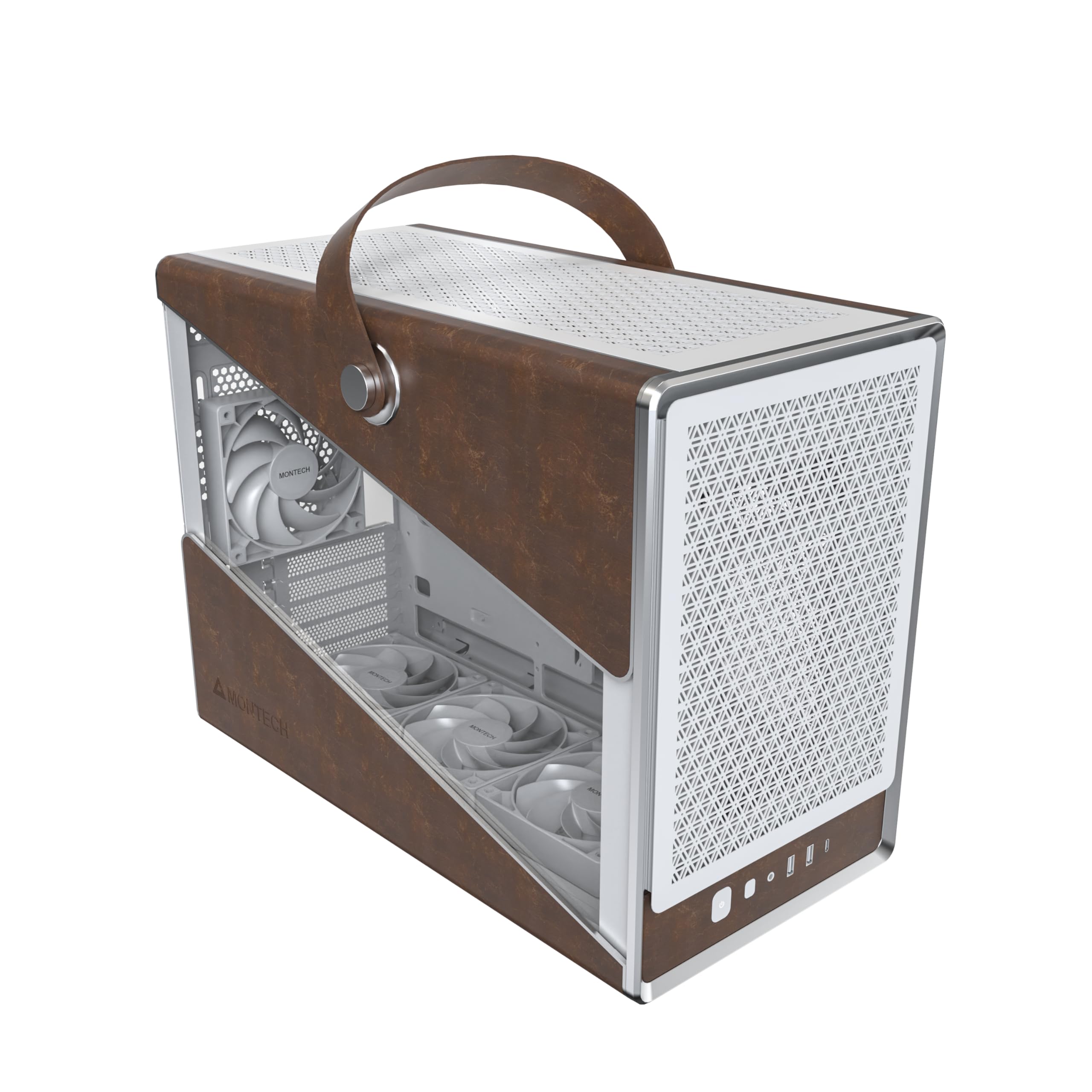 Amazon.com: MONTECH Heritage PRO mATX, Compact Leather Gaming