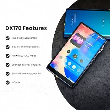 Amazon.com: iBasso DX170 High-Performance Digital Audio Player, Hi