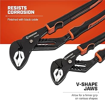 Crescent 2 Piece Grip Zone V-Jaw Dual Material Tongue & Groove