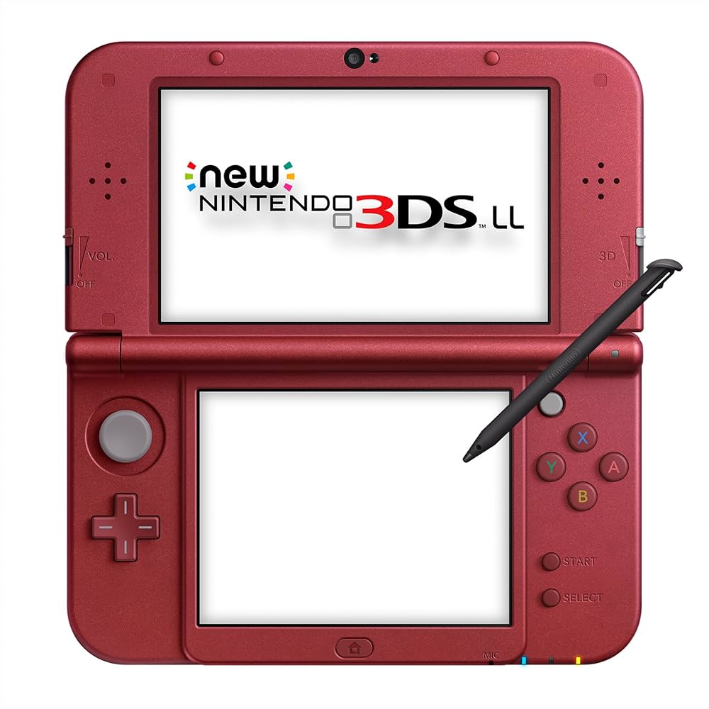 Amazon.com: New Nintendo 3dsll Metallic Red : Video Games