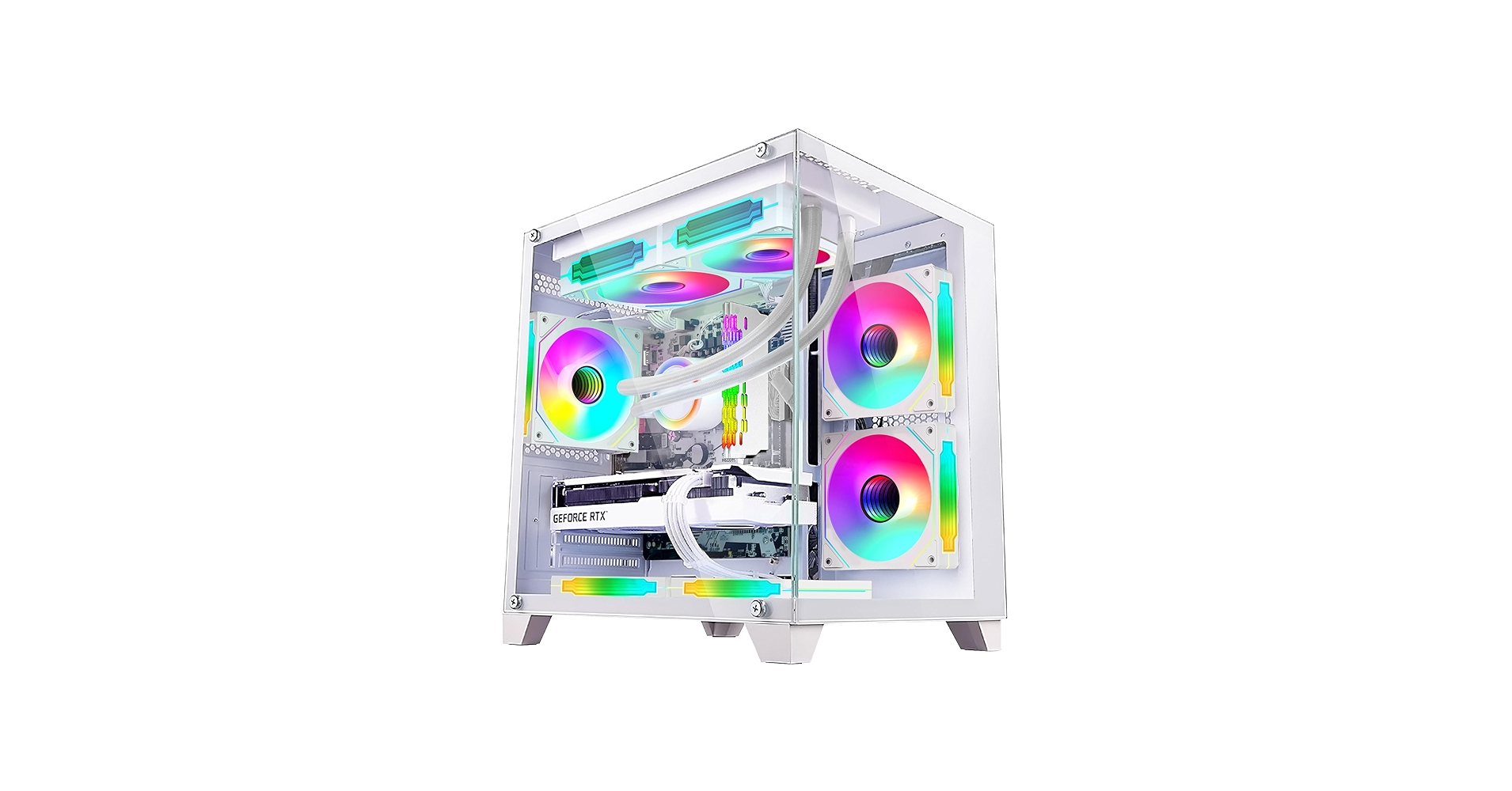 Amazon.co.jp: HOENGAGER ゲーミングデスクトップパソコン