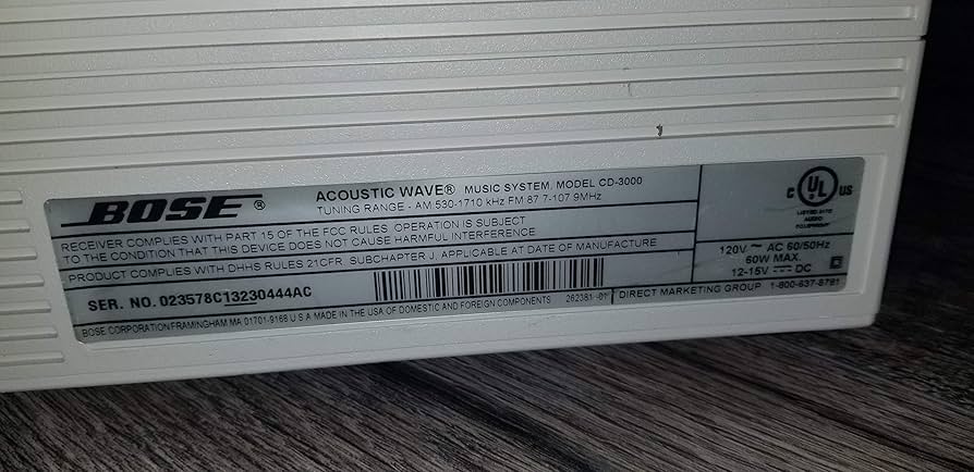 Amazon.co.jp: Bose アコースティックウェーブミュージックシステム CD