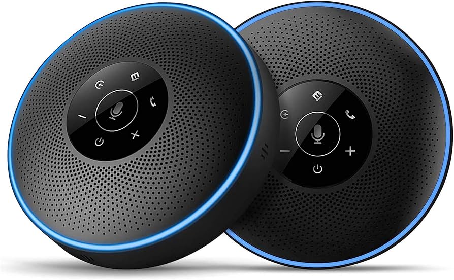 Amazon.co.jp: EMEET M220 スピーカーフォン 2台セット 会議用マイク