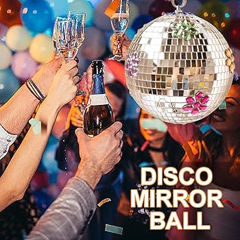Amazon.co.jp: ミラーボール - 8インチ大型屋外ディスコボールミラー