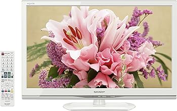 Amazon | シャープ 24V型 ハイビジョン 液晶テレビ ホワイト AQUOS LC