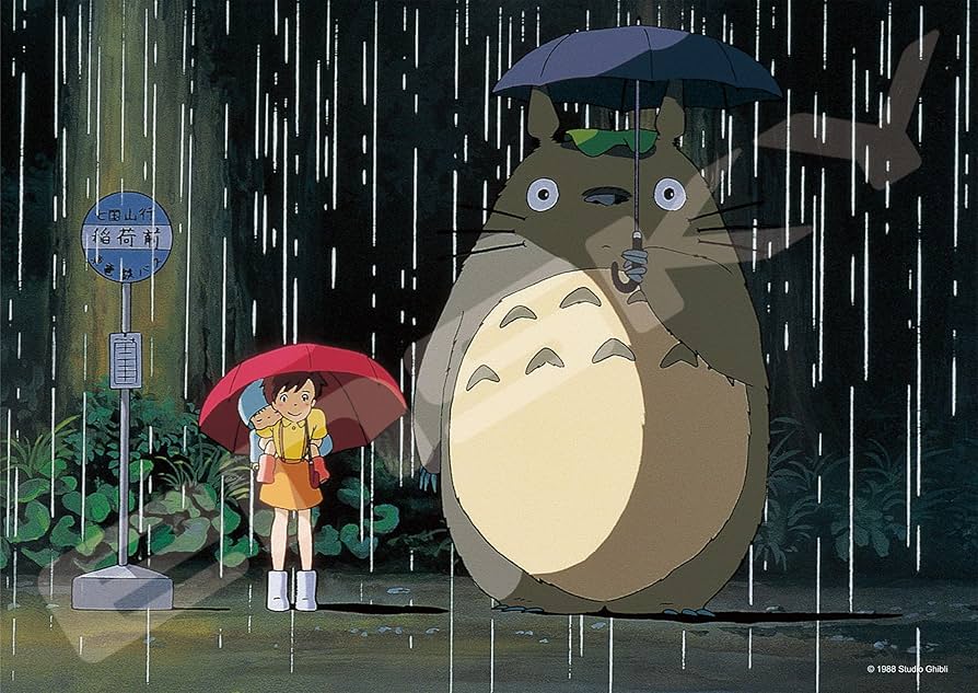 Amazon.com: ensky - My Neighbor Totoro - Rainy Bus Stop, Studio