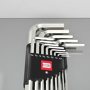 INBUS® 70426 Imperial Hex Key Set with Ball End 13pcs 0.05-3/8