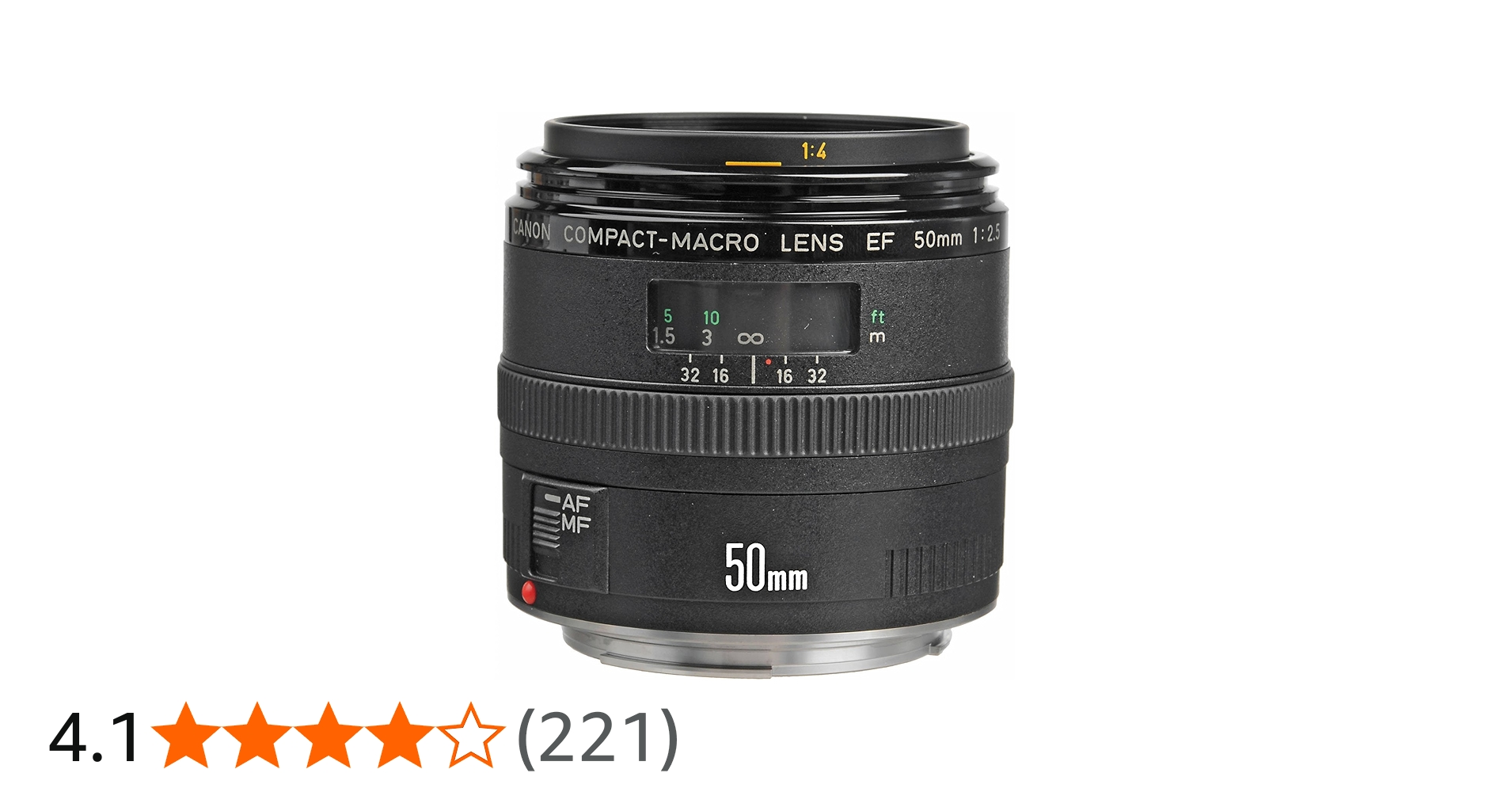 Amazon.co.jp: キヤノン EF 50 mm f / 2.5コンパクトマクロレンズ