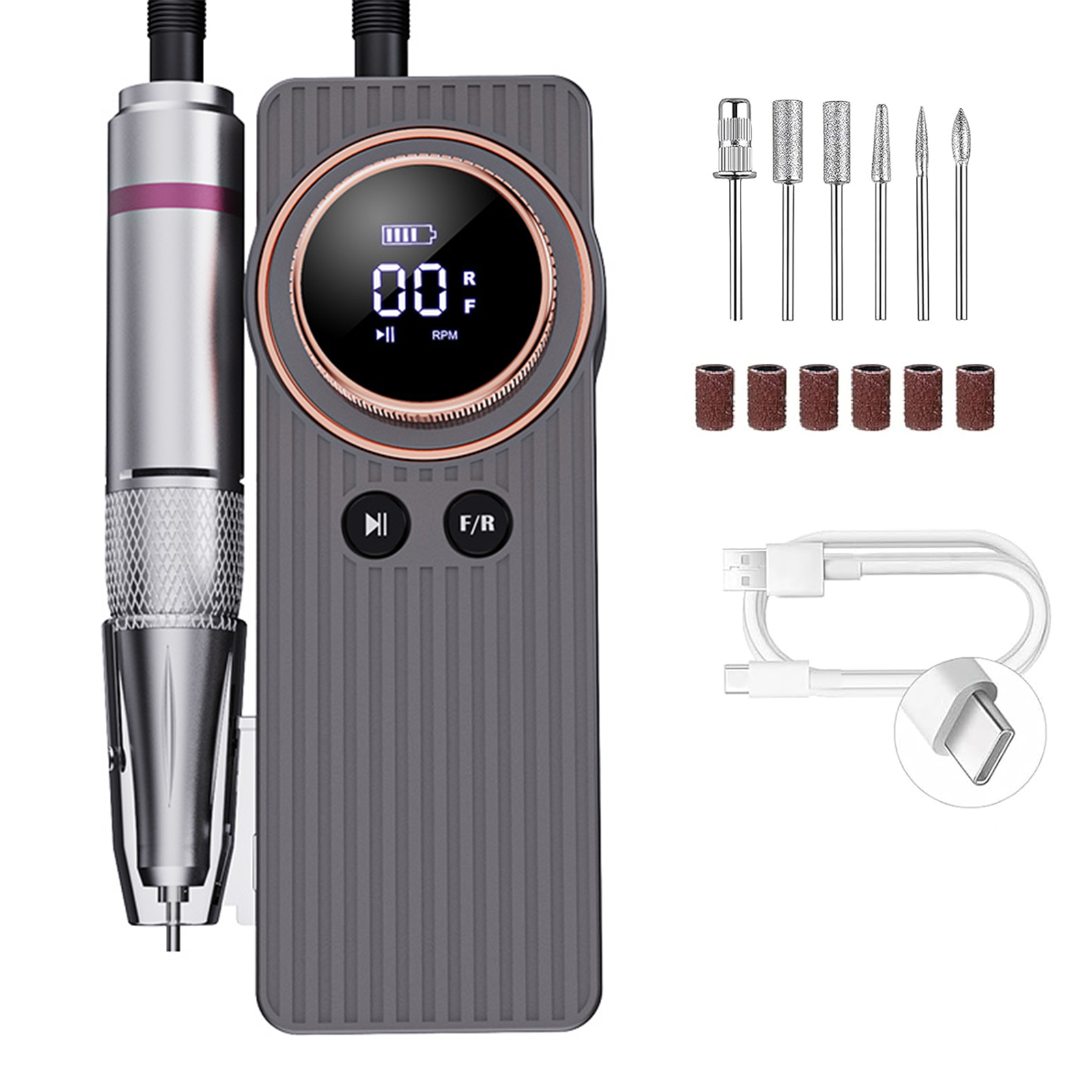 ネイル ドリル マシン TP289 充電 40000RPM コードレス ネイル ドリル