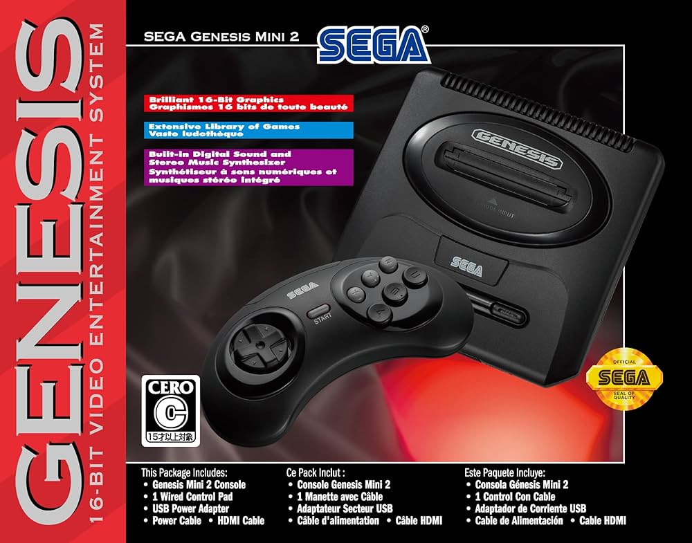 Amazon.co.jp: SEGA Genesis Mini 2 (セガ ジェネシス ミニ 2) : ゲーム