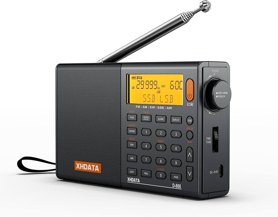 Amazon.co.jp: XHDATA D-808 ポケットラジオ FM AM SW LW エアバンド