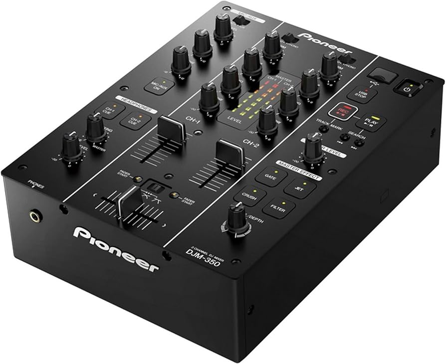 Amazon.co.jp: Pioneer DJM-350 DJ Mixer, Black : Musical Instruments