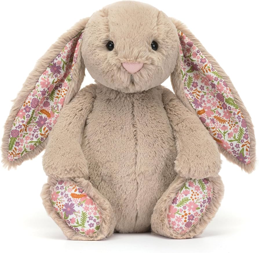 Amazon.com: Jellycat Blossom Beige Bunny 'Petal' Original : Toys