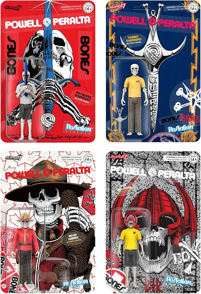 Amazon.co.jp: Super7 パウエル-ペラルタレイボーンズロドリケス-3.75