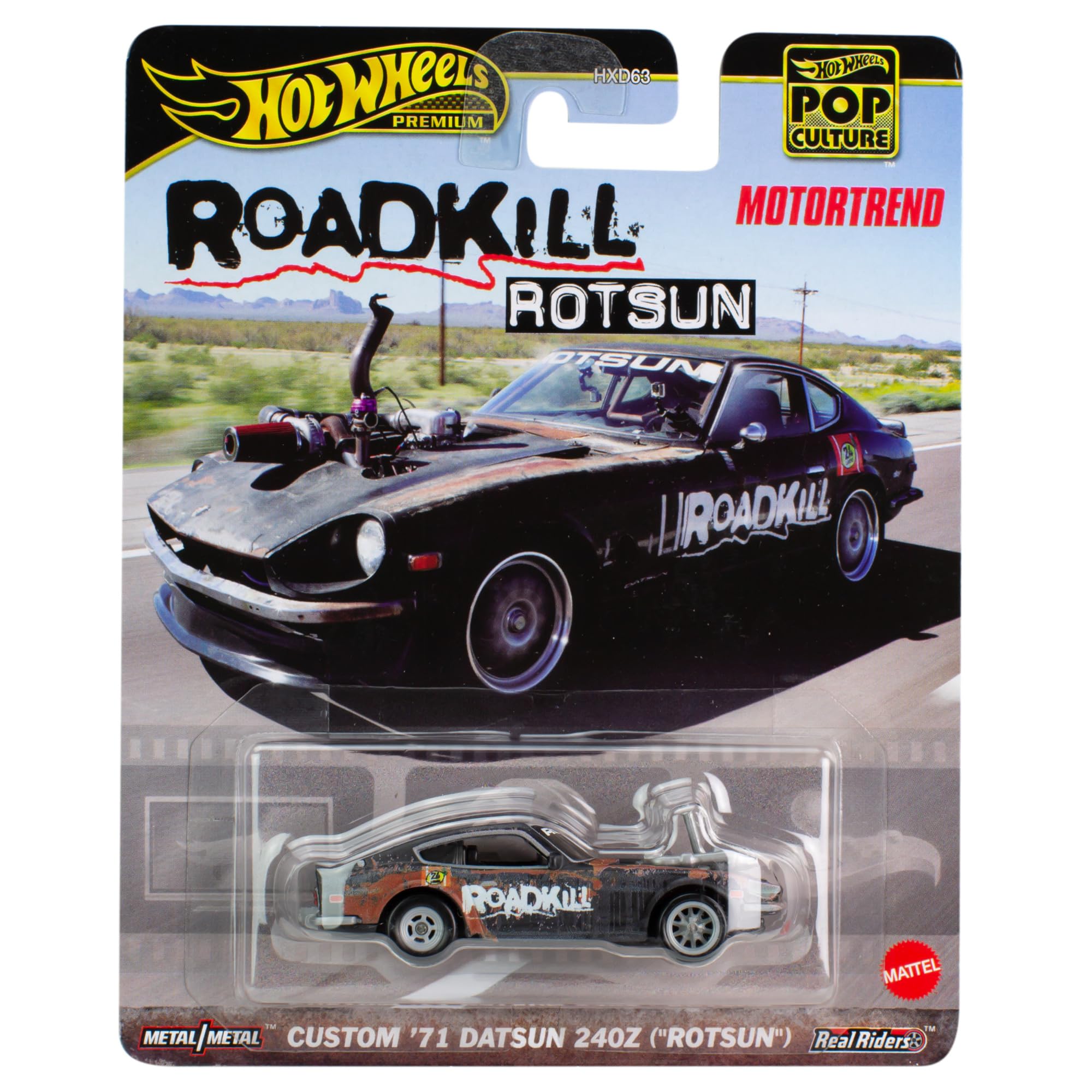 Amazon.com: Hot Wheels Pop Culture Roadkill ROTSUN - Custom '71