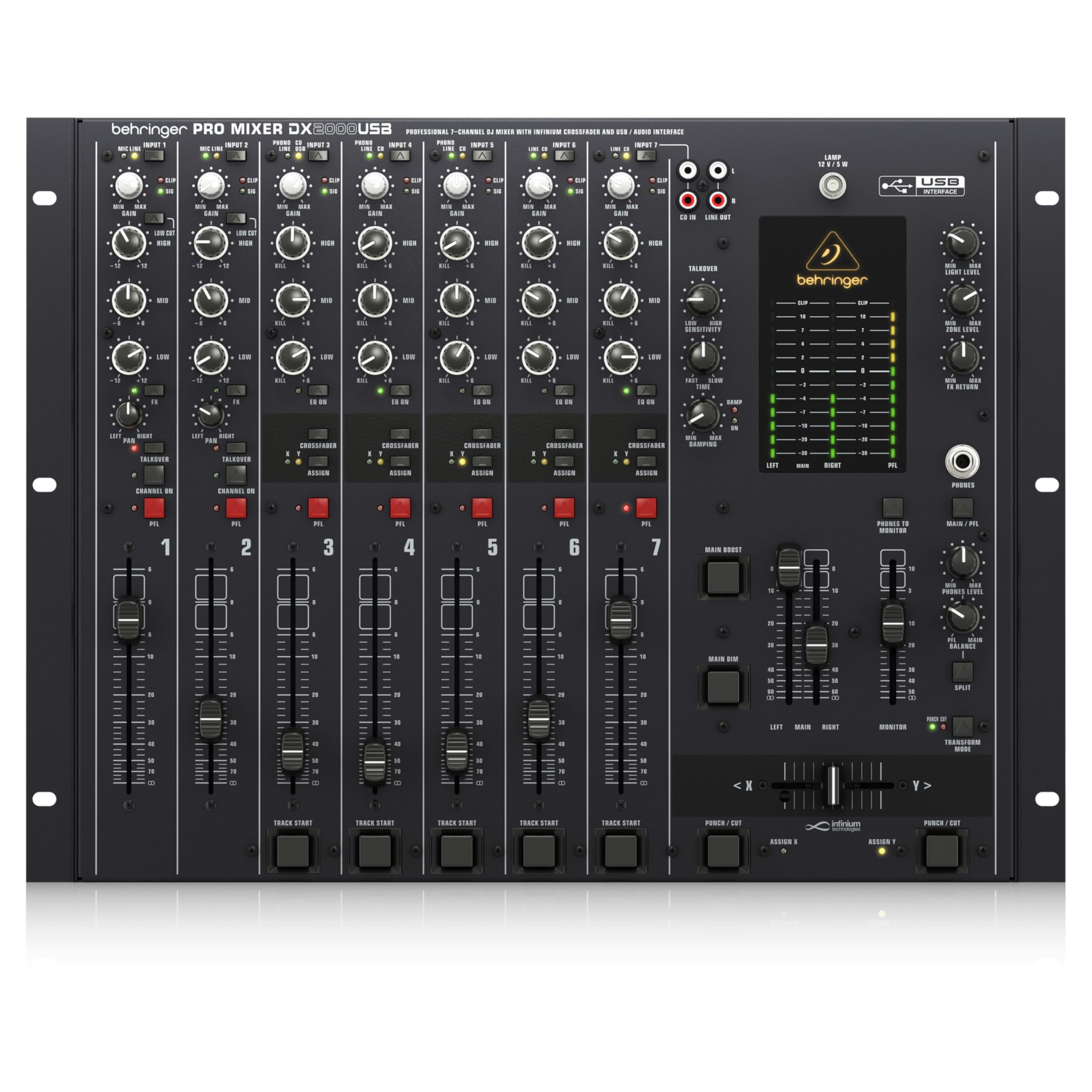 Amazon.com: Behringer PRO MIXER DX2000USB Professional 7 Channel
