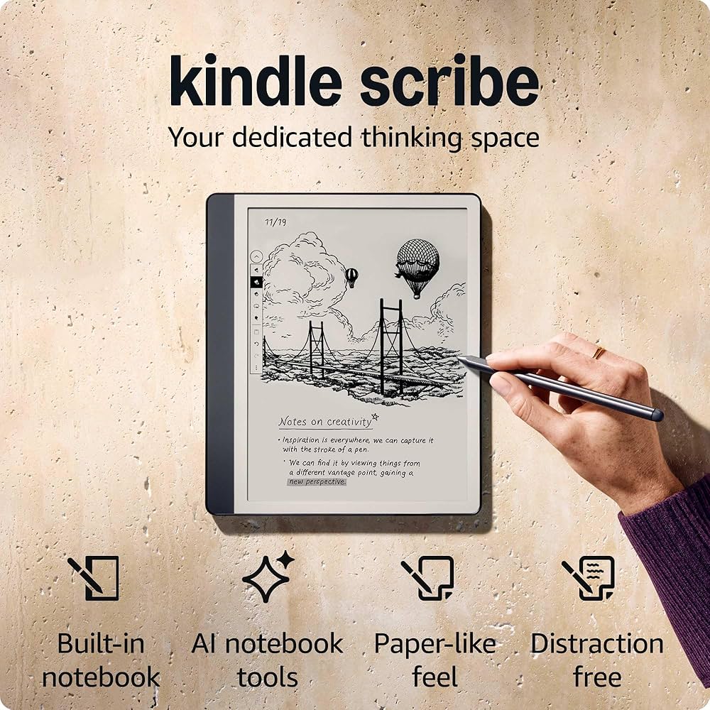 New Kindle Scribe: Write in Books & Notes | 10.2