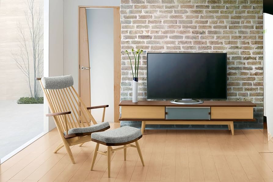 Amazon.co.jp: 柏木工 CIVIL イージーチェア (ウォールナット+オーク