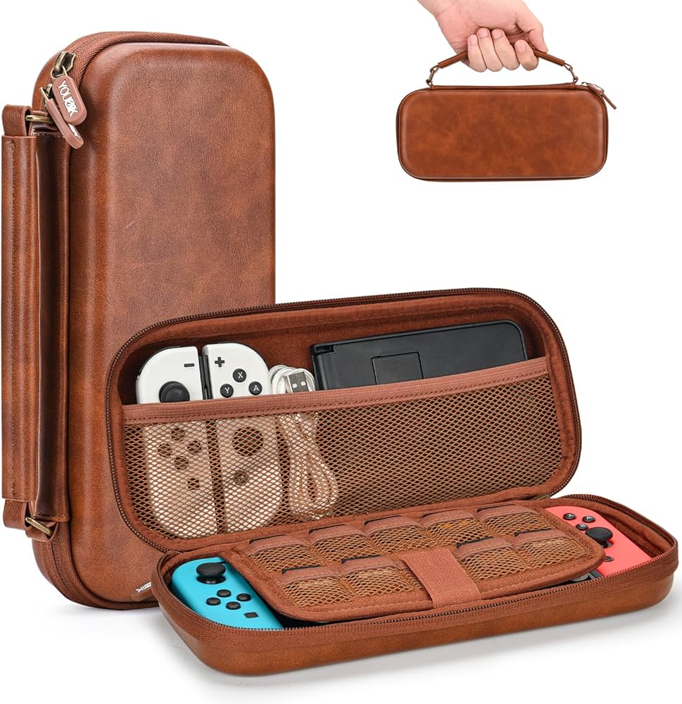 Amazon.com: Younik Switch Case for NS Switch and Switch OLED, PU