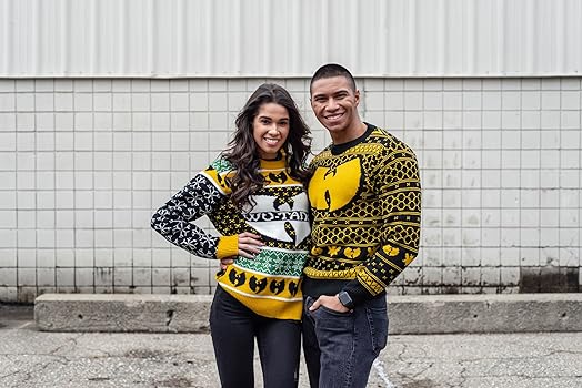 Wu-Tang Pull de Noël moche avec logo du clan, Noir, T- Petit