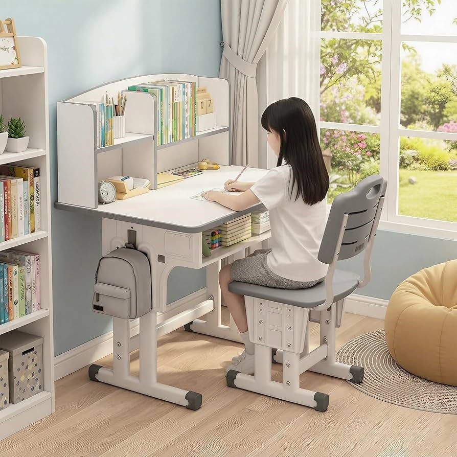 Amazon.co.jp: 学習机 勉強机 椅子 セット 70*50cm学習机セット 大型