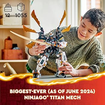 Amazon.com: LEGO 71821 NINJAGO Coles TitandrachenMech : Toys & Games