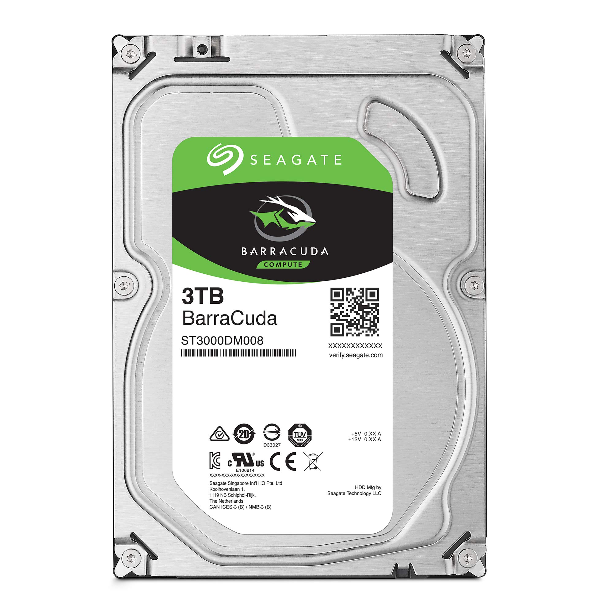 Amazon.com: Seagate BarraCuda 3TB Internal Hard Drive HDD – 3.5