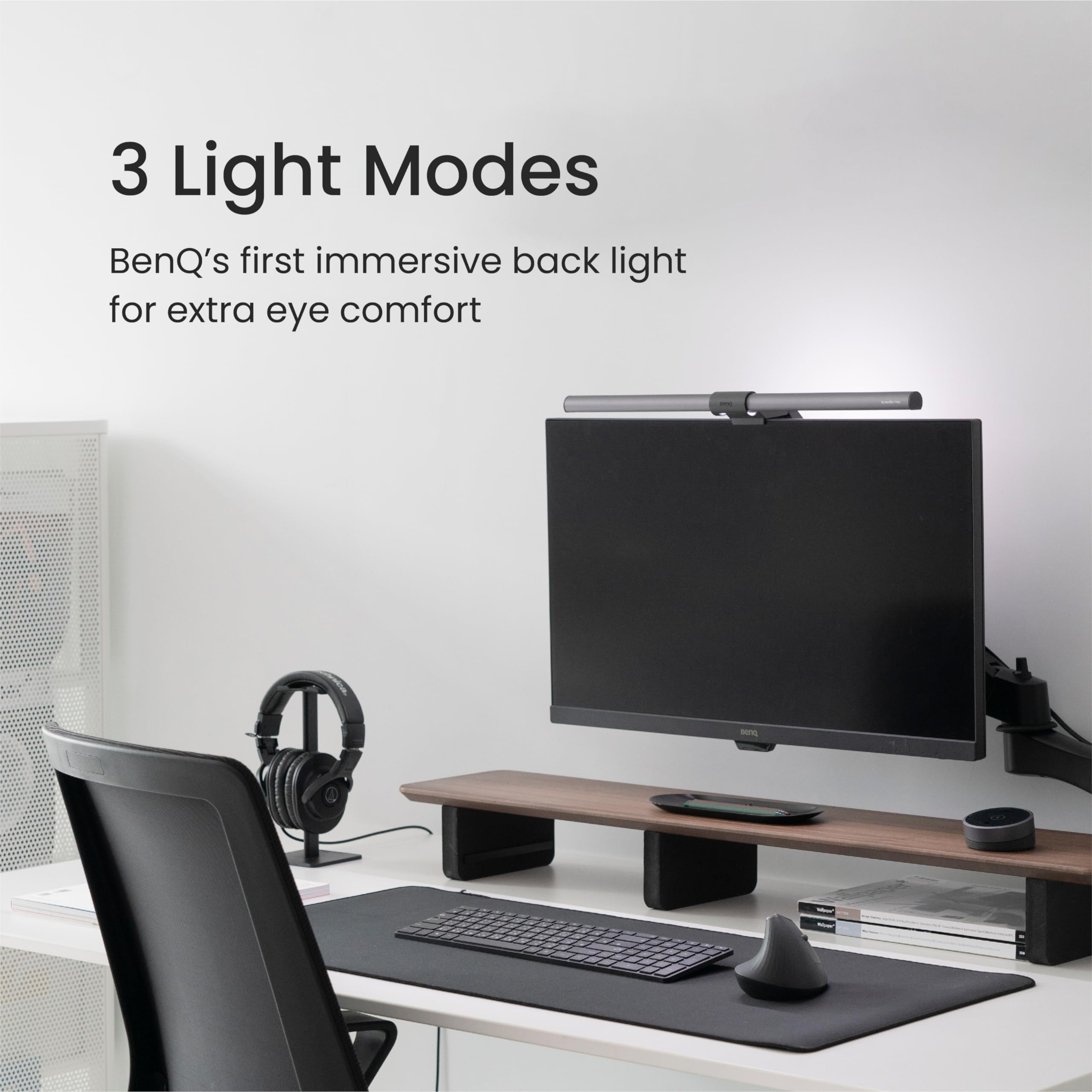 BenQ e-Reading Desk Lamp and ScreenBar Halo LED Monitor Light