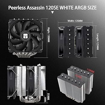 Amazon.com: Thermalright Peerless Assassin 120 SE CPU Air Cooler
