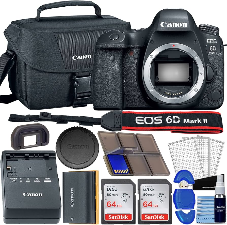 Amazon.com : Canon EOS 6D Mark II DSLR Camera Body - WiFi Enabled