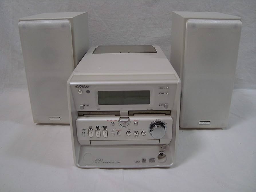 Amazon | Victor ビクター JVC CA-UXW50-W マイクロコンポーネントMD