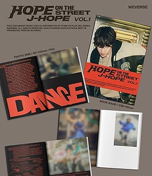 Amazon.com: BTS J-HOPE HOPE ON THE STREET VOL.1 Special Album
