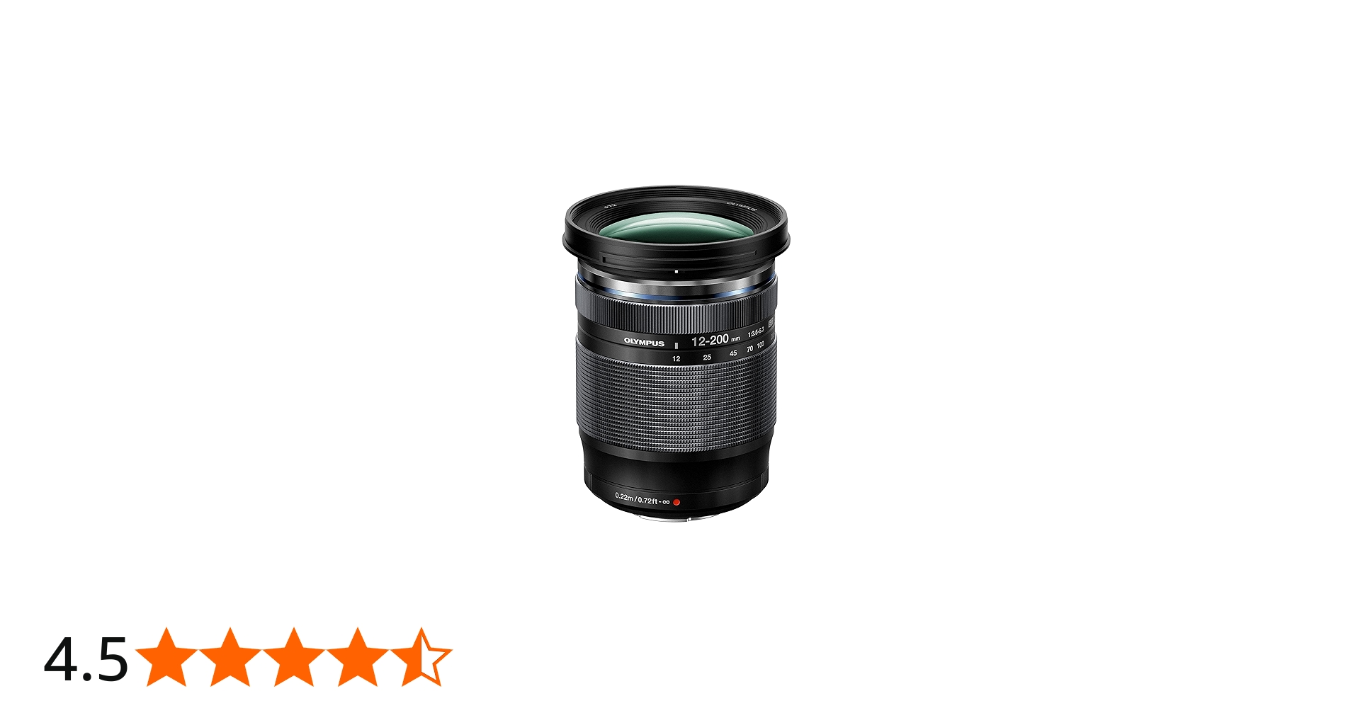 Olympus M.Zuiko Digital ED 12-200mm F3.5-6.3 Lens, for Micro Four