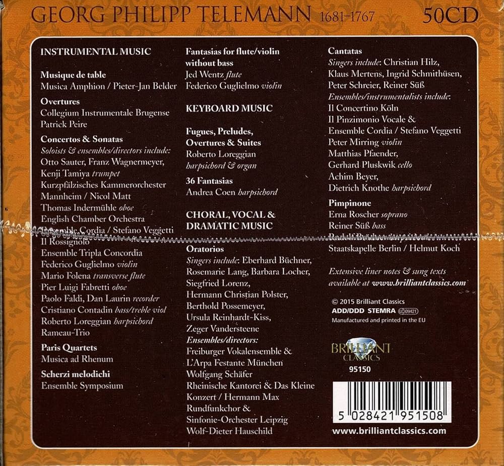 クラシック 205. TELEMANN EDITION TELEMANN,GEORG PHILIP - Telemann