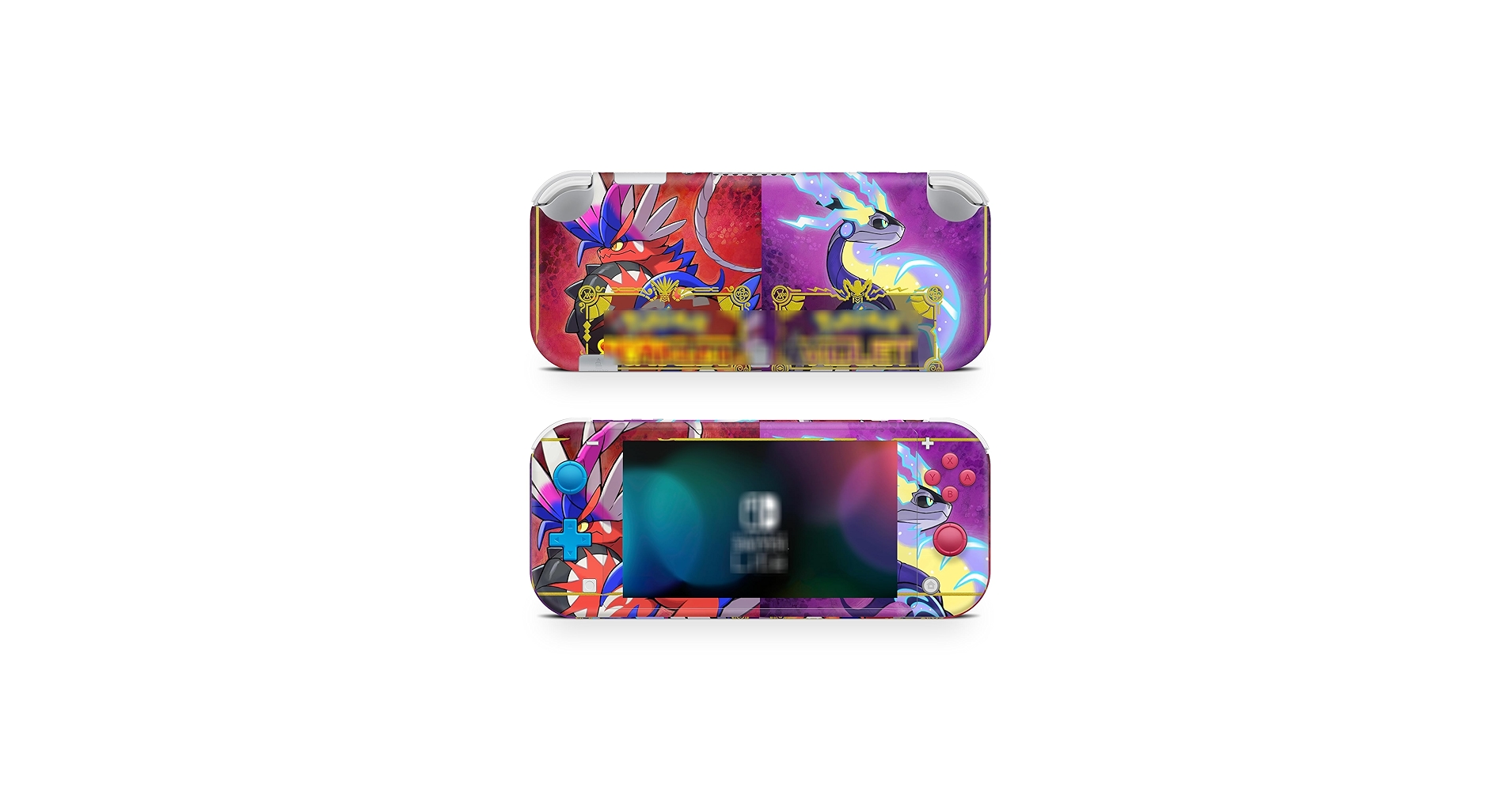 Amazon.com: Scarlet and Violet Game Skin Compatible with Nintendo