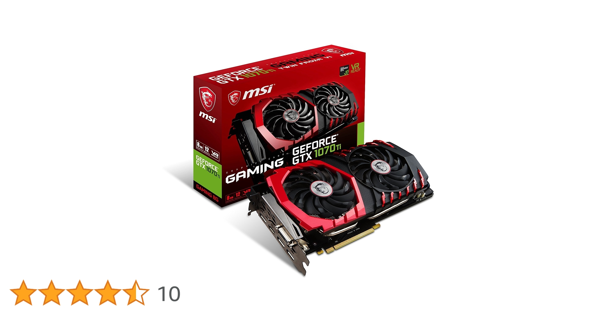 Amazon.co.jp: MSI GeForce GTX 1070 Ti GAMING 8G Graphics Board