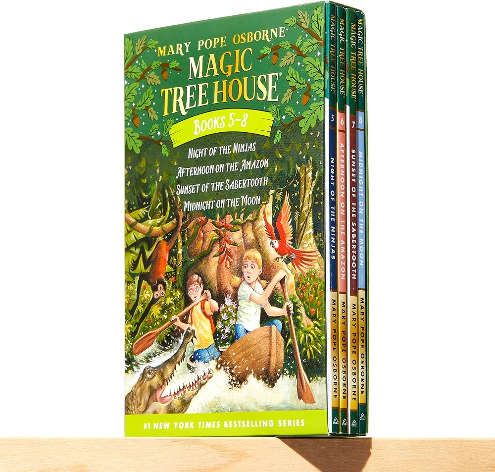Amazon.com: Magic Tree House Books 5-8 Boxed Set: 9780375822667