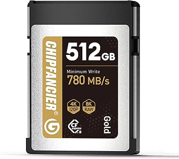 Amazon.com: CHIPFANCIER CFexpress 2.0 Type B 512GB Memory Card Up