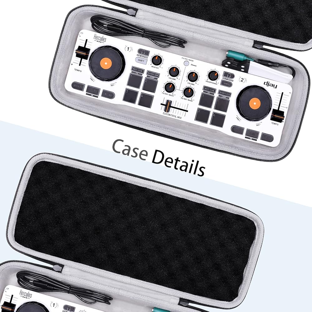 Amazon.com: XANAD Hard Case for Hercules DJ Control Mix 2/1 or