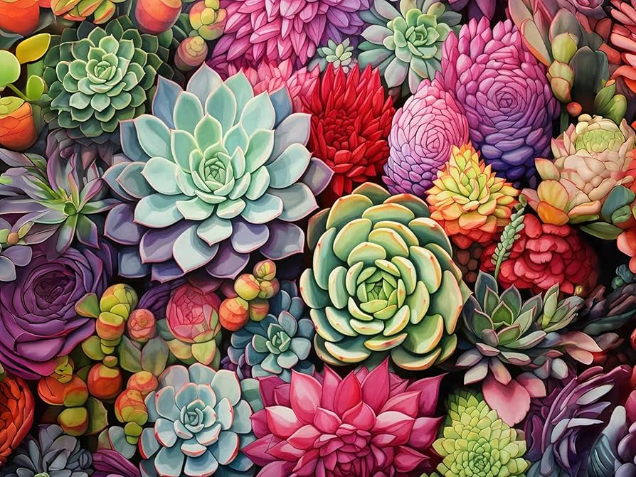 Amazon.co.jp: mrpwnle 多肉植物 ダイヤモンドペインティングキット