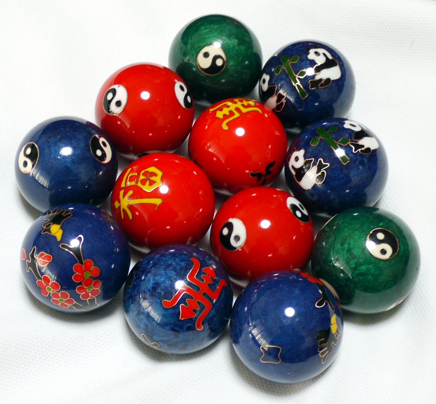 Amazon | 七宝健身球 中国伝統な健康トレーニング器具・リハビリ器具