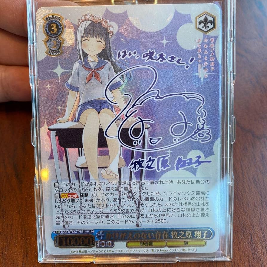 Amazon.co.jp: ヴァイスシュヴァルツ 青ブタ かけがえのない存在