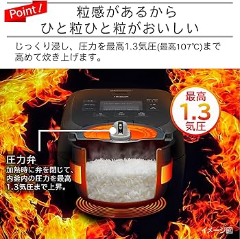 Amazon | 日立 炊飯器 5.5合 圧力IH RZ-A100HJ H チャコールグレー
