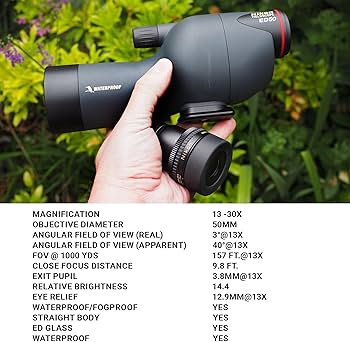Amazon.com : NIKON Fieldscope ED50 13-30x50 Straight Spotting