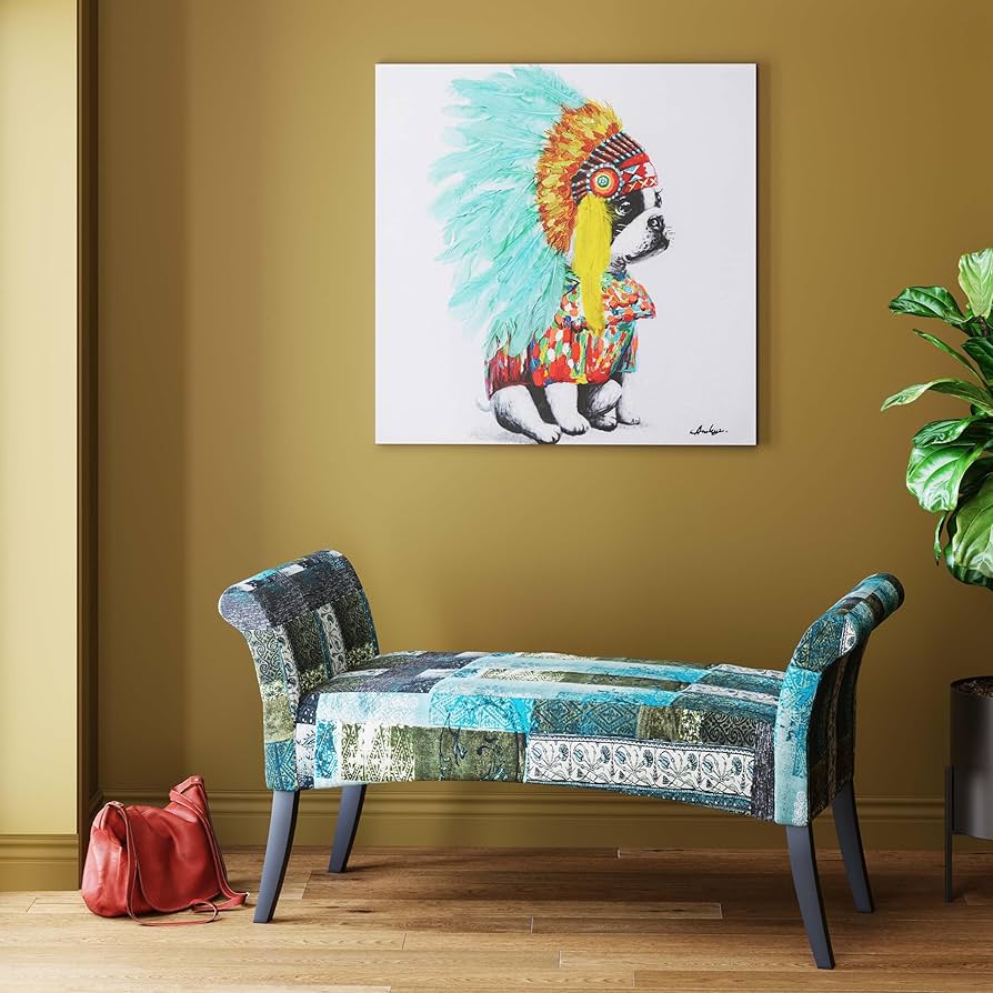 Amazon.co.jp: KARE カレ 正規品 絵画 アート ヘッド ドレス ドッグ 80