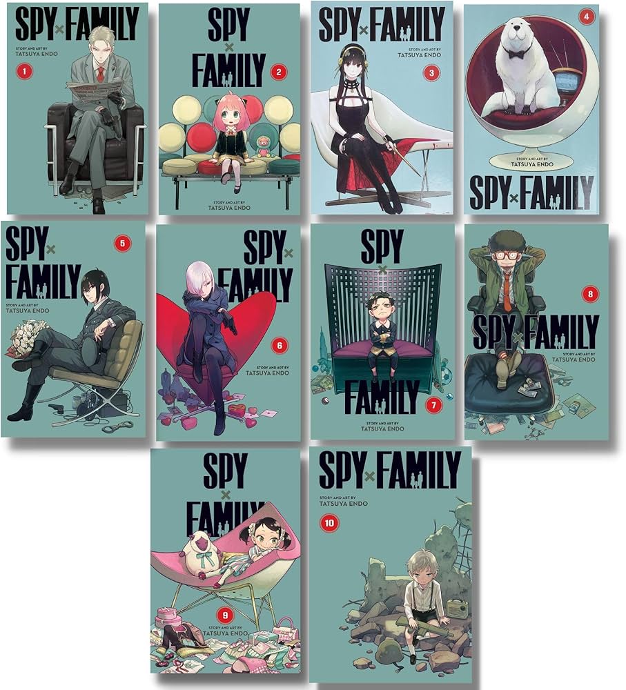 Spy x Family Collection Set Volumes 1-10 by Tatsuya Endo: Tatsuya