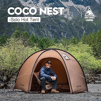 Amazon.co.jp: OneTigris Coco Nest 1人用ドームホットテント ストーブ
